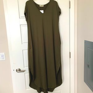 Mint Julep Olive Sundress Size L